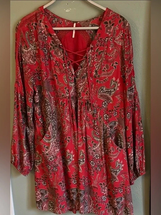 Free People Rain or Shine Dress - Picture 1 of 8